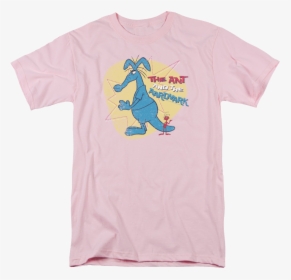The Ant And The Aardvark T-shirt - Pink Panther And Women, HD Png Download, Free Download
