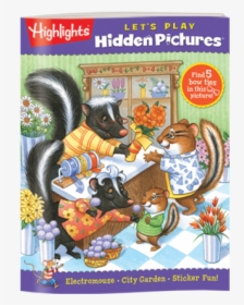 Hidden Pictures Let’s Play Book - Cartoon, HD Png Download, Free Download