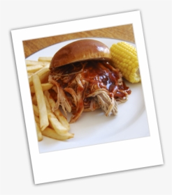 Pulled Pork Sandwich - Fast Food, HD Png Download, Free Download