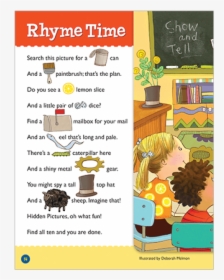 Rhyme Time Hidden Pictures Let’s Play Puzzle - Poster, HD Png Download, Free Download