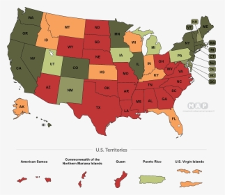 United States Map - Gay Marriage Legal States 2019, HD Png Download, Free Download