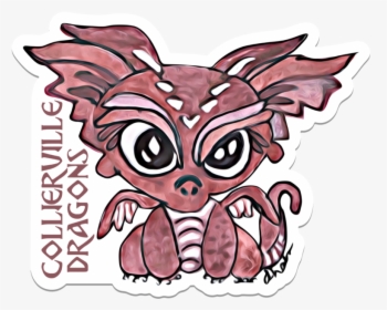 Collierville Dragons Sticker - Cartoon, HD Png Download, Free Download