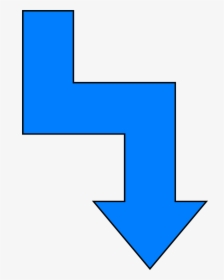 Arrow Blue - Crooked Arrow, HD Png Download, Free Download