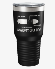 Anatomy Of A Pew Laser Etched Tumbler"   Class= - Trump Tumblers, HD Png Download, Free Download