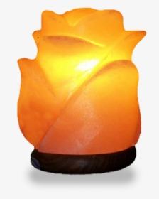 Rose Shape Geometrical Usb Salt Lamp - Candle, HD Png Download, Free Download