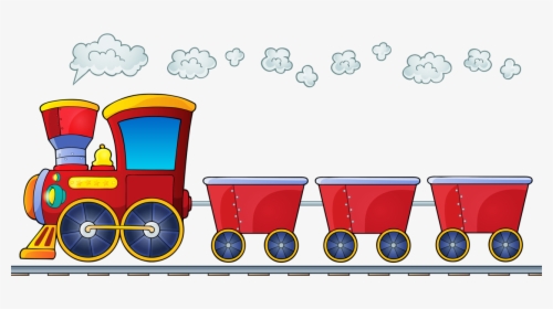 Transportation Clipart Kindergarten - Santa On A Train Clipart, HD Png Download, Free Download