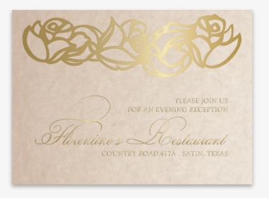 Reception Card Velvet Suite - Calligraphy, HD Png Download, Free Download