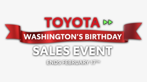 Toyota Washingtons Birthday Logo - Carmine, HD Png Download, Free Download
