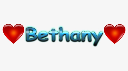 Bethany Love Name Heart Design Png - Heart, Transparent Png, Free Download