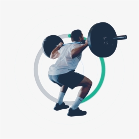 Squat One Layer No Text - Powerlifting, HD Png Download, Free Download