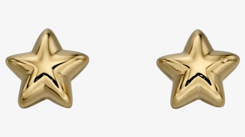 Gold Star Earrings Png, Transparent Png, Free Download