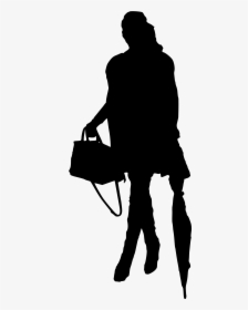 Woman Silhouette - Silhouette, HD Png Download, Free Download