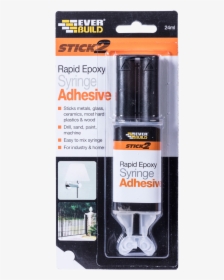 Everbuild Stick 2 Rapid Epoxy Syringe, HD Png Download, Free Download