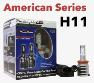 American Series H11 Brightest Led Headlight"  Class= - Headlamp, HD Png Download, Free Download
