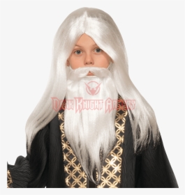 Child Wizard Moustache And Beard , Png Download - Wizard Child Wig And Beard, Transparent Png, Free Download