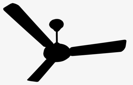 Ceiling Fan Clipart , Png Download - Ceiling Fan Silhouette Png, Transparent Png, Free Download