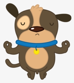 Dog Meditating Clipart, HD Png Download, Free Download