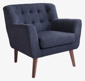 Blue Mid Century Chair, HD Png Download, Free Download