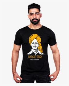 Shaheed Bhagat Singh T-shirt For Men - Ek Bihari Sab Pe Bhari T Shirt, HD Png Download, Free Download