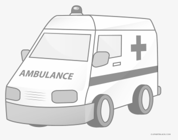 Transparent Ambulance Clipart Black And White - Ambulance Clipart Black And White, HD Png Download, Free Download