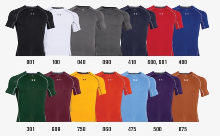 Custom Under Armour Heat Gear Compression Shirts - Polo Shirt, HD Png Download, Free Download