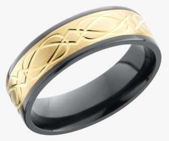 Lashbrook Designs Z7f15 14ky Celtic6 Satin Polish - Titanium Ring, HD Png Download, Free Download