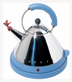 Alessi Michael Graves Electric Water Kettle Blue - Alessi Blue Electric Kettle, HD Png Download, Free Download