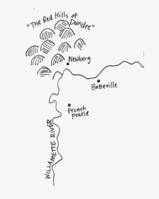 Map Of Valley - Line Art, HD Png Download, Free Download