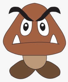 Transparent Goomba Png - Mario Goomba Draw, Png Download, Free Download