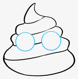 How To Draw Poop Emoji - Draw A Poop Emoji, HD Png Download, Free Download