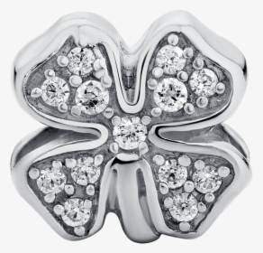 Favorite Sterling Silver Four Leaf Clover Charm Si15 - Silver, HD Png Download, Free Download
