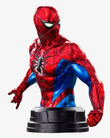 Spider-man Mark Iv Suit 7” Mini Bust - Spider Armor Mk 4 Cosplay, HD Png Download, Free Download