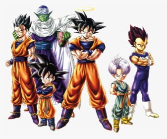 Dragon Ball Z Characters Png By Undertaker02-d6x6l50 - Dragon Ball Z White Background, Transparent Png, Free Download