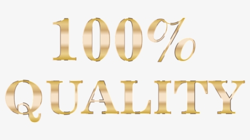 One Hundred Percent, 100, Quality, Gold, Shiny - Calligraphy, HD Png Download, Free Download