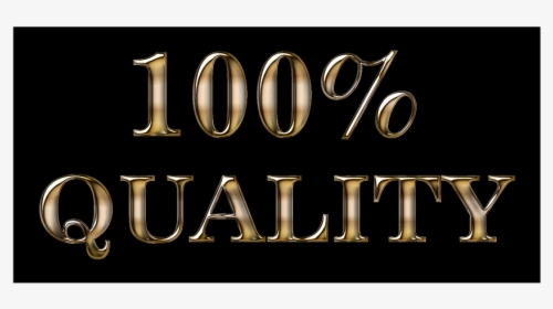 One Hundred Percent, 100, Quality, Gold, Shiny - Electronic Signage, HD Png Download, Free Download