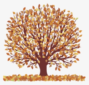 Autumn Tree - Transparent Background Autumn Tree Clipart, HD Png Download, Free Download