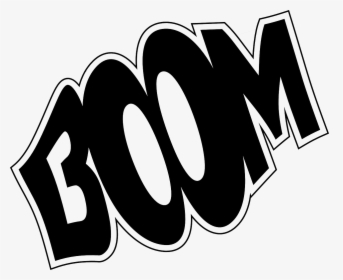 Boom Black And White, HD Png Download, Free Download