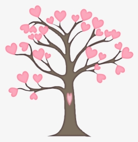 Best Hd Black And White Clipart - Trees Hearts Png, Transparent Png, Free Download