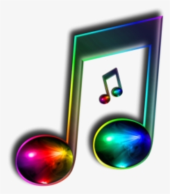 #music #note #music Note #love Music #rainbow #colorful - Graphic Design, HD Png Download, Free Download