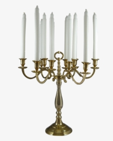 12 Candle Holder Solid Brass 43cm - Advent Candle, HD Png Download, Free Download