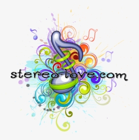 Transparent Colorful Music Note Clipart - Color Drawings Of Music Notes, HD Png Download, Free Download