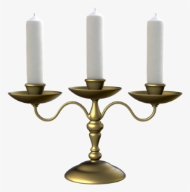 Candlestick For Three Candles, Transparent Background - Candlestick Png, Png Download, Free Download