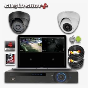 4-channel 4mp Dvr Surveillance System - B Channel Dvr Camera, HD Png Download, Free Download