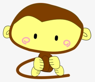 Monkey Clipart Vector - Cute Monkey, HD Png Download, Free Download