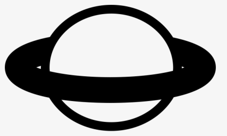 Planet Shape With A Ring Around - Planet Shape Png, Transparent Png, Free Download