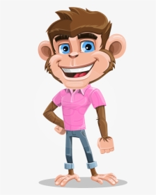 Ape Cartoon Vector Character Aka Dunc The Funky Monkey - Cartoon, HD Png Download, Free Download
