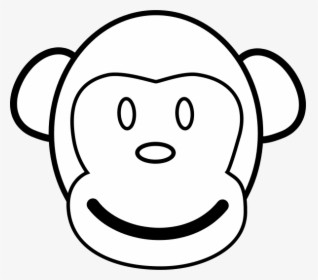 Monkey Line Art Png Images - Monkey Face Clip Art, Transparent Png, Free Download