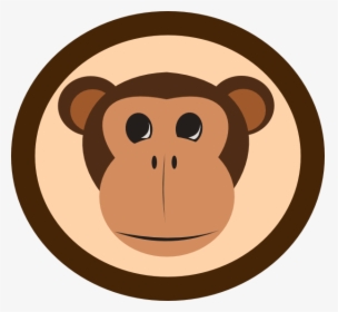 Monkey Svg Clip Arts - Monkey Face Clipart, HD Png Download, Free Download