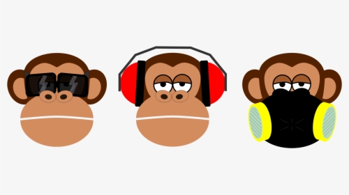 Vertebrate,snout,shoe - Three Wise Monkeys Clipart, HD Png Download, Free Download