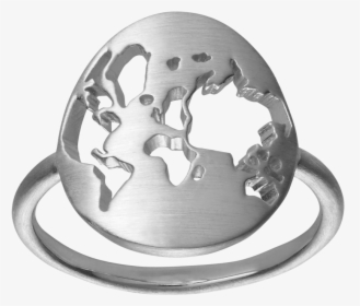 Beautiful World Ring Sølv, HD Png Download, Free Download